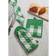 Design Imports Shamrock Buffalo Check Pot Holder Green, White