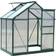 OutSunny Walk-in Greenhouse 6x4ft Aluminum Polycarbonate