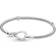 Pandora Moments Infinity Knot Snake Link Bracelet - Silver