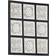 vidaXL Decorative Panel with Hand-Carved Design Black Väggdekor 39.9x39.9cm