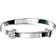 D For Diamond Daisy Baby Bangle - Silver/Diamond