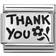 Nomination Composable Classic Link Thank You Charm - Silver/Black