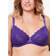 Oola Lace & Logo Non-Padded Underwired Bra - Purple