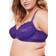 Oola Lace & Logo Non-Padded Underwired Bra - Purple