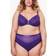 Oola Lace & Logo Non-Padded Underwired Bra - Purple