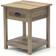 Sauder County Line Bedside Table 18.7x19.8"