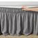 Lush Decor Ruched Ruffle Elastic Easy Wrap Valance Sheet Grey (203.2x193.04cm)