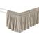 Lush Decor Ruched Ruffle Elastic Easy Wrap Valance Sheet Beige (203.2x193.04cm)