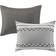 Ink+ivy Jacquard Duvet Cover Gray (233.68x223.52)