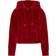 Urban Classics Ladies Oversize Short Teddy Hoodie - Burgundy