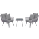 Manhattan Comfort Cannes Outdoor Lounge Set