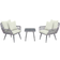 Manhattan Comfort Cannes Outdoor Lounge Set