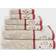 Madison Park Bayside Towel Red (132.08x68.58cm)