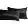 Madison Park Essentials Satin Pillow Case Black (101.6x50.8cm)