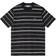 Carhartt Vonn Stripe T-Shirt - Black Artichoke