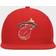 Mitchell & Ness Miami Heat Hardwood Classics Team Ground 2.0 Snapback Cap Sr