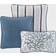 Madison Park Bayside Bedspread Blue (264.16x238.76cm)