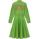 Kenzo Paisley Flower Shirt Dress - Grass