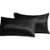 Madison Park Essentials Satin Pillow Case Black (76.2x50.8cm)