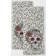 Fiesta Skull & Vine Kitchen Towel Multicolor, White