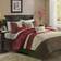 Madison Park Serene Bedspread Red (264.16x233.68cm)