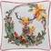 Safavieh Cranberry Reindeer Complete Decoration Pillows Yellow, White (45.72x45.72)