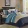 Madison Park Signature Serene Bedspread Blue (228.6x228.6cm)