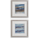 John Lewis & Partners Aquarius Set of 2 Art encadré 56x56cm 2pcs