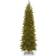 National Tree Company 7.5' Feel Real Grande Fir Pencil Slim Hinged Tree with 350 Clear Lights Christmas Tree 90"