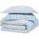 Brooklyn Loom Trevor Duvet Cover White, Blue (264.16x228.6cm)