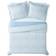 Brooklyn Loom Trevor Duvet Cover White, Blue (264.16x228.6cm)