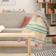 LR Home Striped Blankets Blue, Pink, Yellow (152.4x127cm)