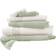 Modern Threads Stripe Bath Towel Green (137.16x76.2cm)