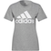 Adidas Loungewear Essentials Logo Tee - Medium Grey Heather