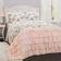 Lush Decor Flutter Butterfly Full/Queen Quilt Set in Pink 3 Pieces Quilts Pink