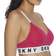 DKNY Cozy Boyfriend Wirefree Push Up Bra - Raspberry