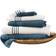 Modern Threads Stripe Bath Towel Blue (137.16x76.2cm)