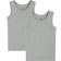 Hust & Claire Flicka Undershirt 2-pak - Light Grey Melange