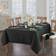 Elrene Caiden Elegance Damask Bordsduk Svart (213.36x152.4cm)