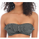 Freya Check in Bandeau Bikini Top - Monochrome