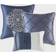 Madison Park Blaire Bedspread Blue (264.16x233.68cm)