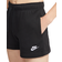 Nike Women's Sportswear Club Fleece Mid-Rise Shorts - Black/White