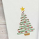 Linum Home Textiles Christmas Tree Guest Towel White (76.2x40.64cm)