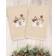 Linum Home Textiles Christmas Snow Family Guest Towel Beige (76.2x40.64cm)