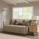 Madison Park Boone Loose Sofa Cover Brown (190.5x99.06cm)