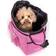 Petlife Over The Shoulder Back Supportive Fashion Sporty Pet Dog Carrier w/ Pouch 22.86x27.94cm