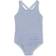 Konges Sløjd Crepe Basic Swimsuit - Fine Stripe (KS3375)