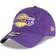 New Era Los Angeles Lakers Back Half 9TWENTY Adjustable Hat Men - Purple