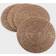 Saro Lifestyle Kailua Hyacinth Place Mat Gold (38.1x38.1cm)