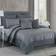 5th Avenue Coventry Bed Linen Grey (228.6x228.6cm)